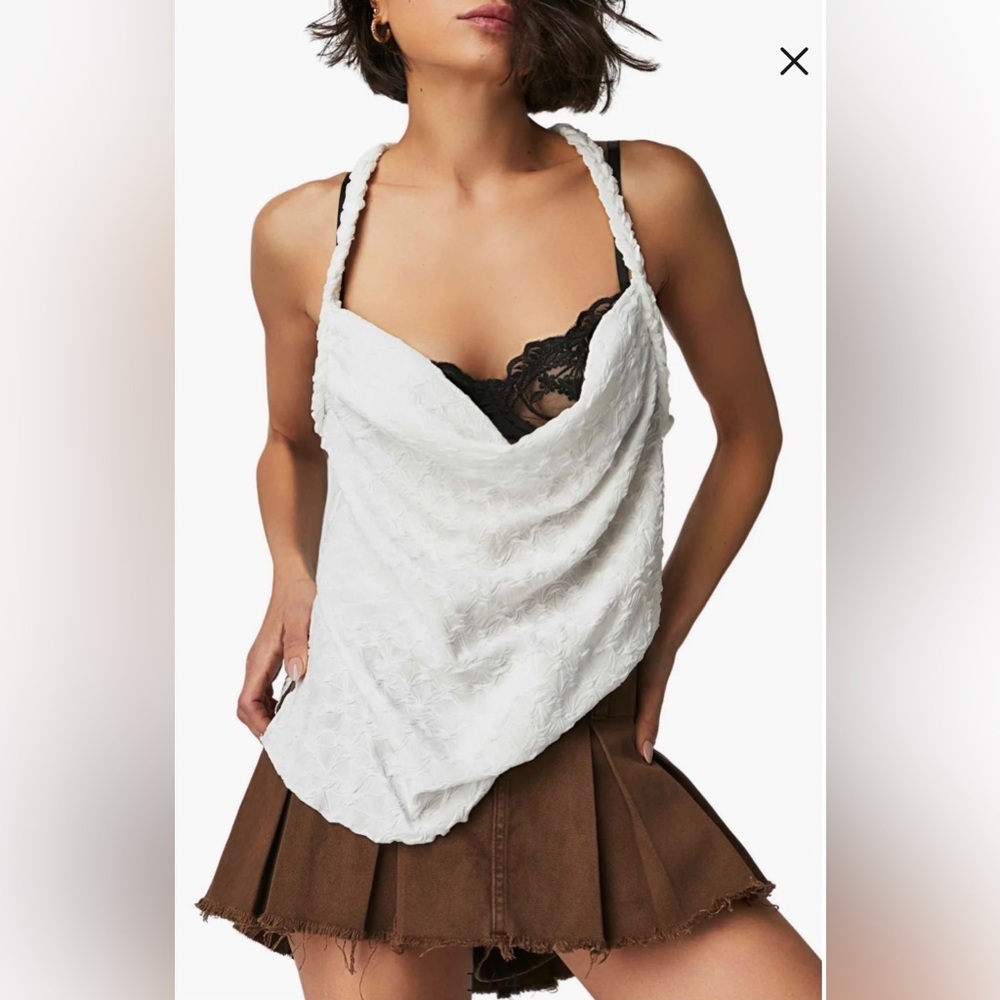 Free People Mykonos Crossback Tank Size S